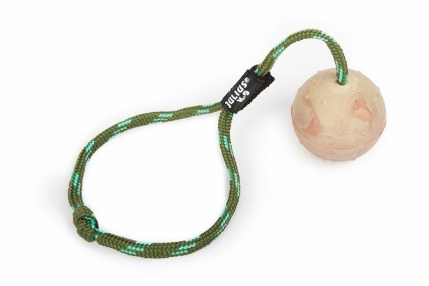 Picture of Julius-K9® IDC® Natural Rubber Ball - 50 mm, with handle