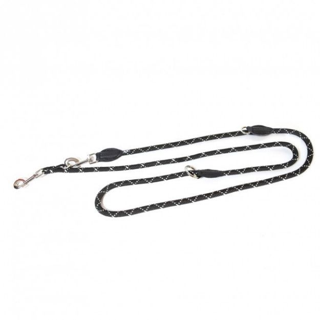 Picture of Julius-K9® IDC® Adjustable rope lead - Black/Fluorescent