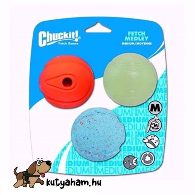 Picture of Chuckit!® Fetch Medley Dog Balls 3 pcs set (M)